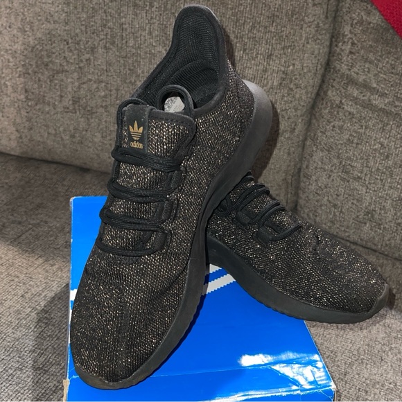 adidas Other - ADIDAS TUBULAR SHADOW KIDS 6 WOMEN 7.5 Black Gold Shoes